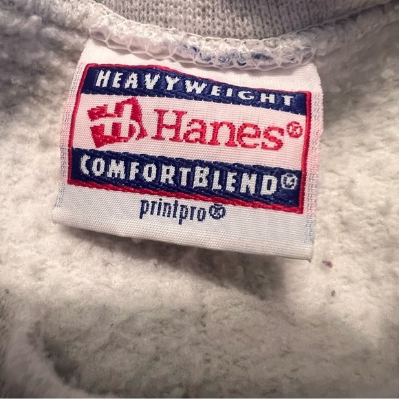 Vintage Confused State Crewneck Men’s 2XL Gray Hanes Sweatshirt - Funny  College - Picture 5 of 7